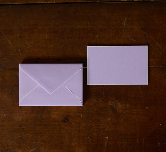 ITALIAN STATIONERY SET IN LAVENDER