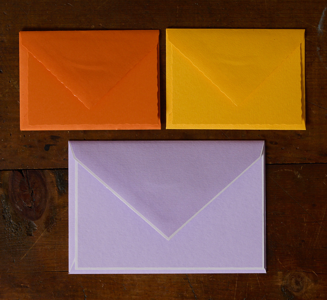 ITALIAN STATIONERY SET IN LAVENDER