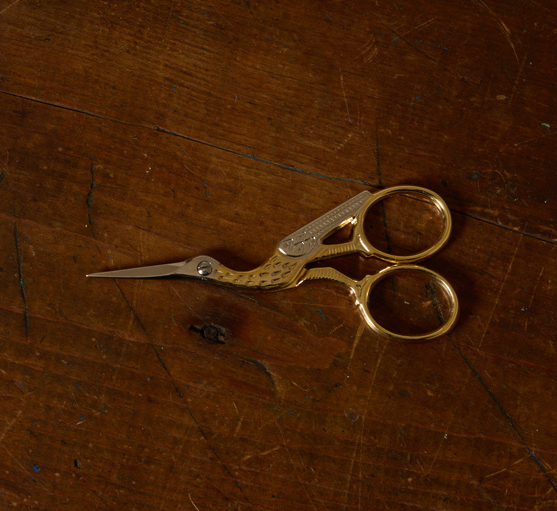 STUDIO CARTA PETITE GOLD CRANE SCISSORS