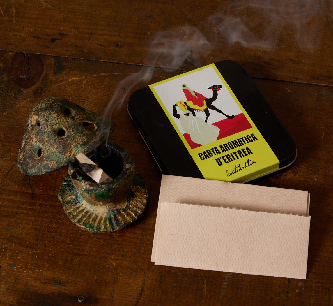 VINTAGE JAPANESE CAST IRON MUSHROOM INCENSE BURNER