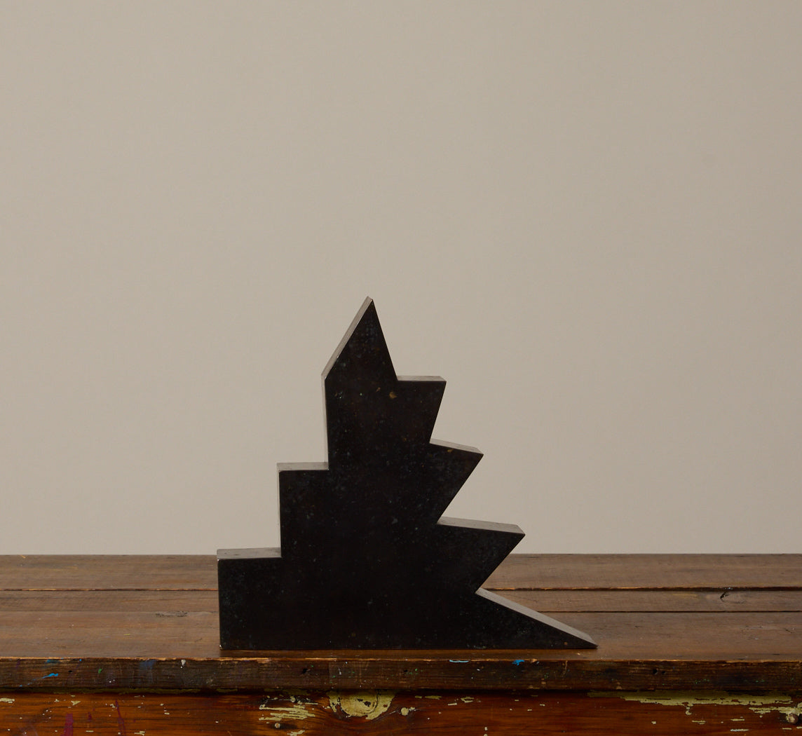 PATINATED STEEL SCULPTURE BY DOUGLAS ABDELL (B.1947), C. 1980
