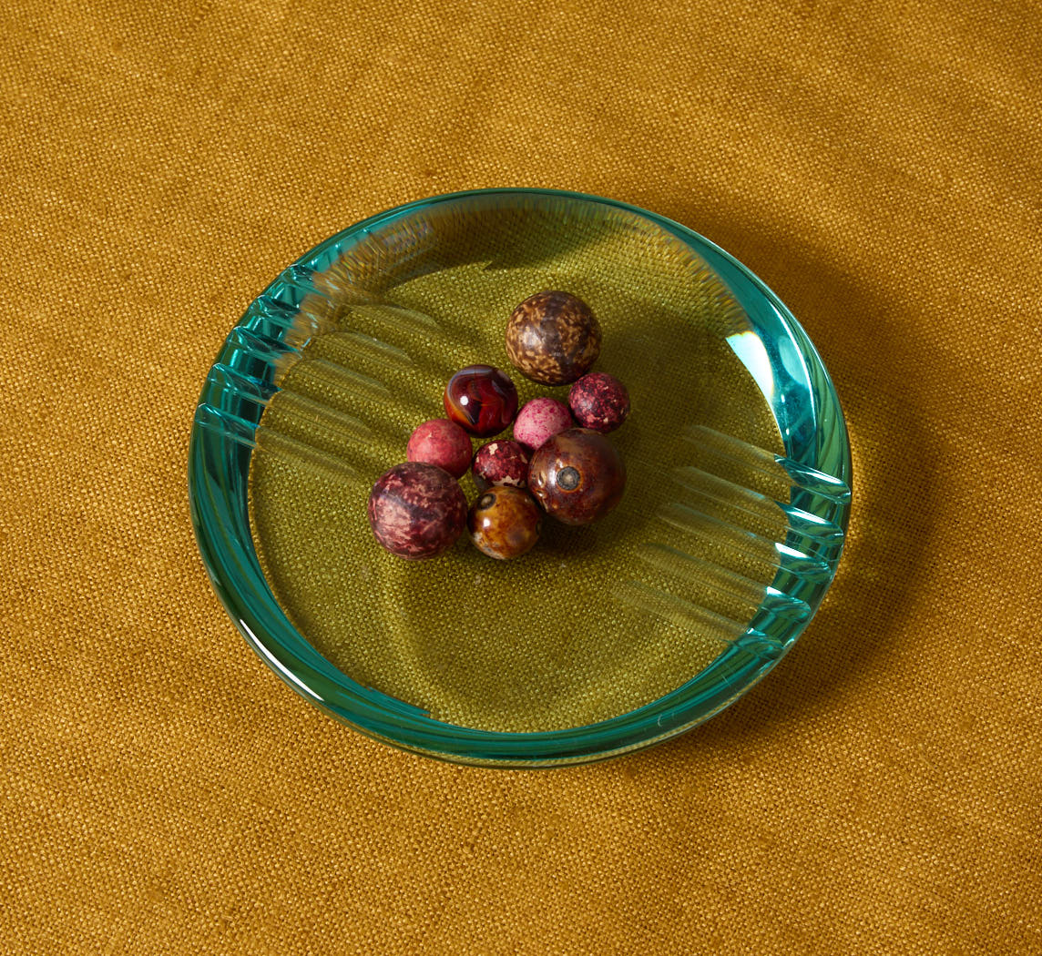 VINTAGE CRYSTAL VIDE POCHE ATTR. TO PIETRO CHIESA FOR FONTANA ARTE