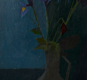 1940S FRENCH STILL LIFE WITH IRISES