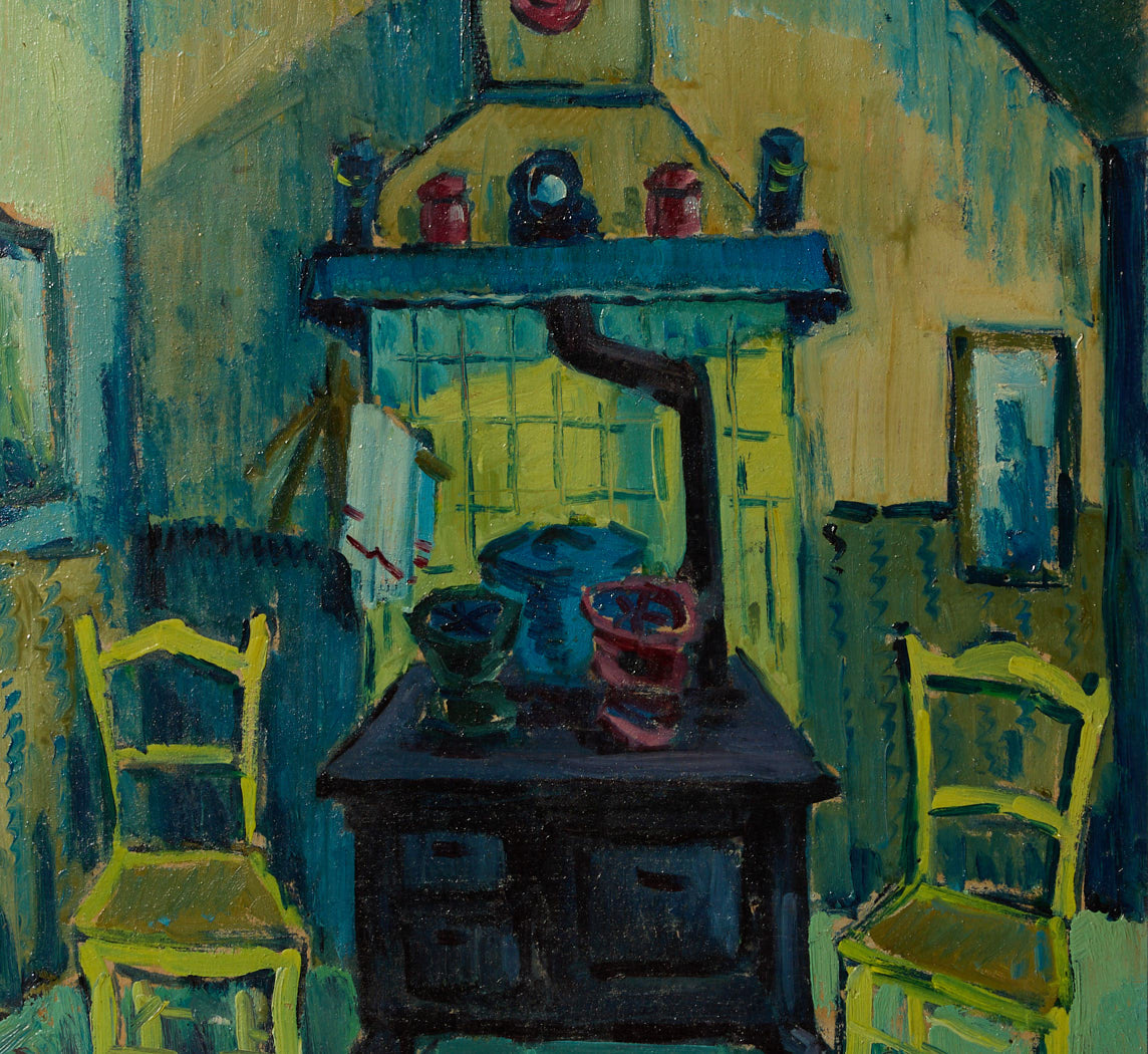 FAUVIST INTERIOR BY RIEN GOENE (1929-2013)