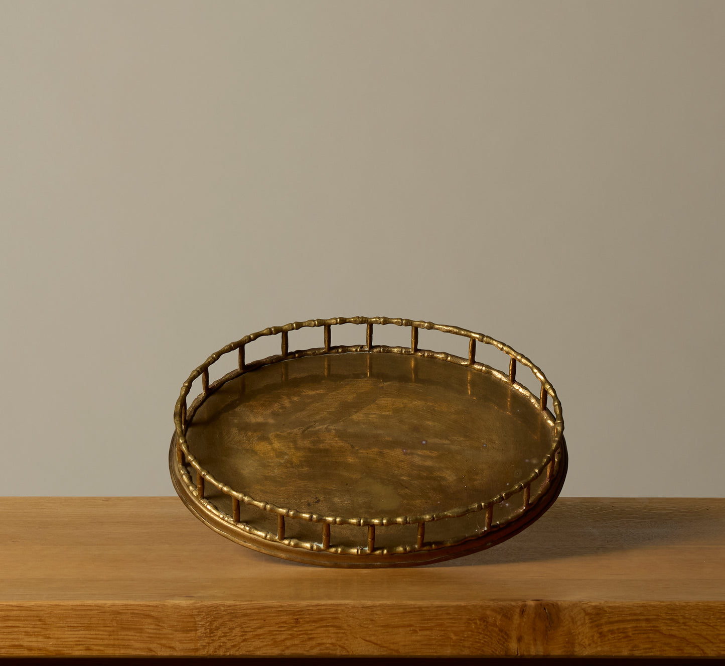 1960S BRASS BAMBOO TRAY II