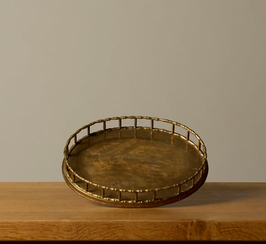 1960S BRASS BAMBOO TRAY II