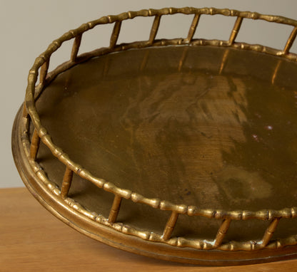 1960S BRASS BAMBOO TRAY II