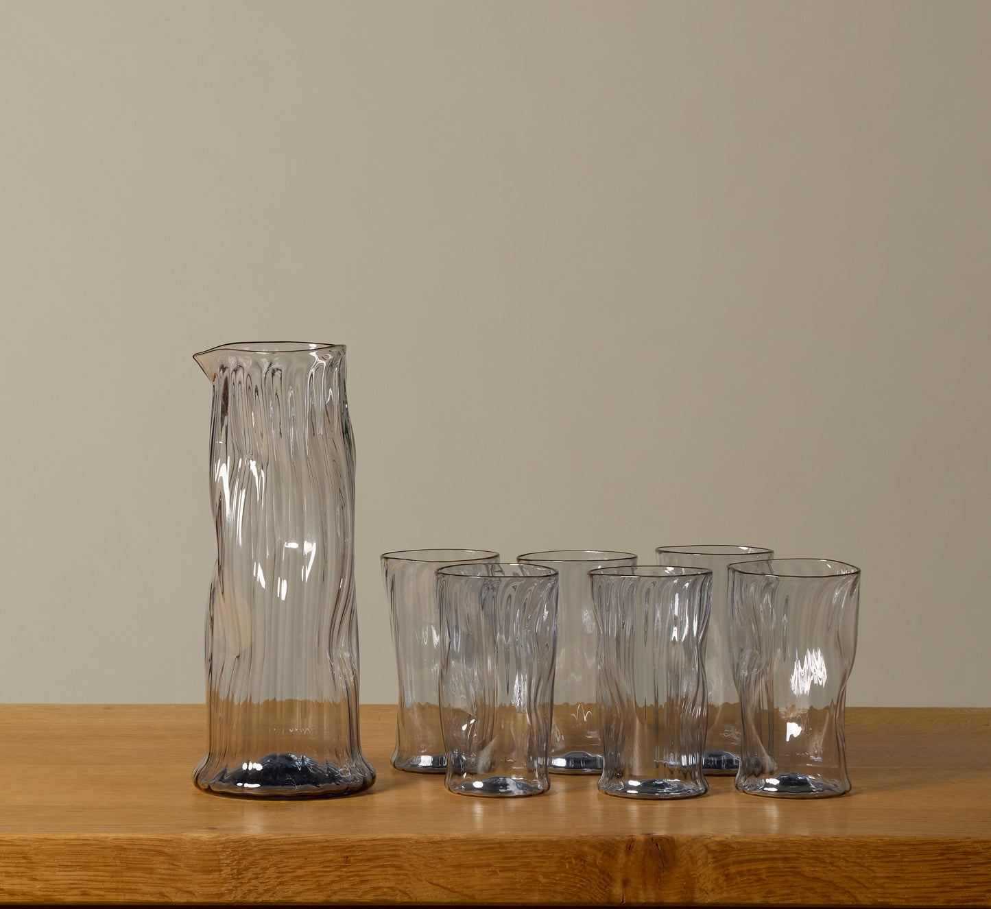 WABI-SABI WATER GLASS IN SLATE BLUE