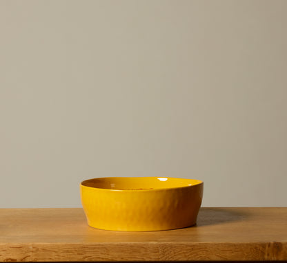 SALAD BOWL IN YELLOW-RED STRIPES FEAST BY OTTOLENGHI