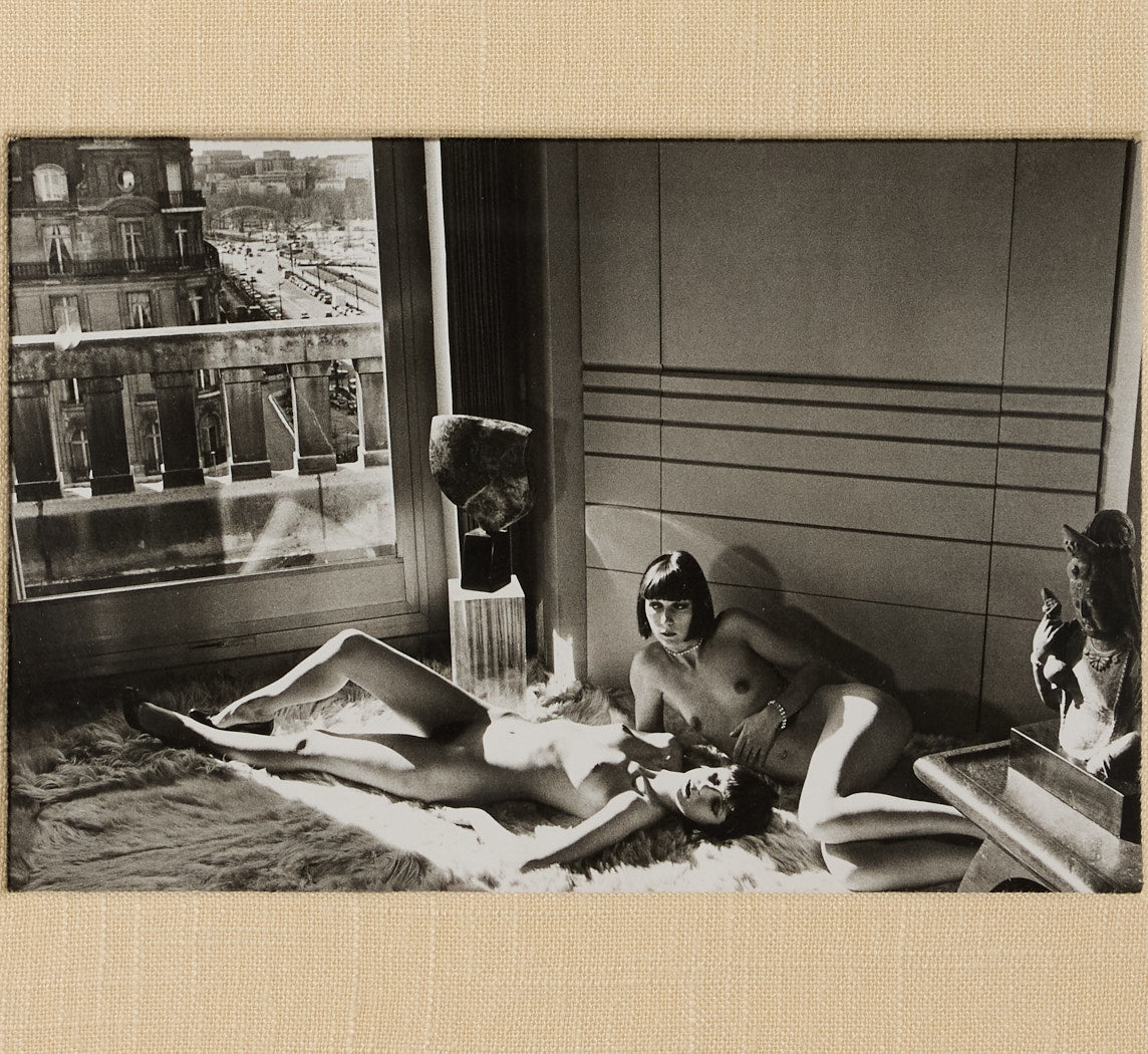 HELMUT NEWTON, MANNEQUINS RECLINING, QUAI D'ORSAY, PARIS, 1977