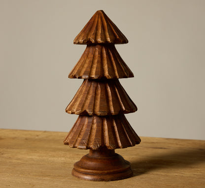 VINTAGE WOODEN FOLK ART CHRISTMAS TREE I