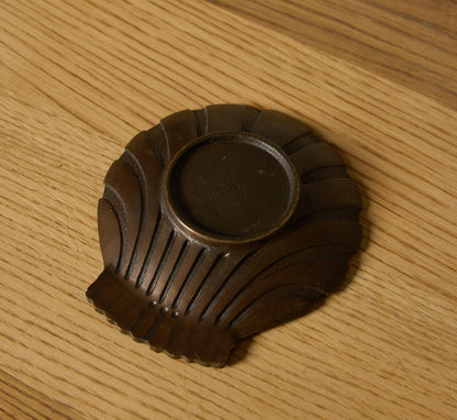 MID CENTURY MALM BRONZE TRINKET DISH