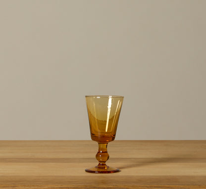 IL BUCO VITA TAPERED GOBLET IN AMBER