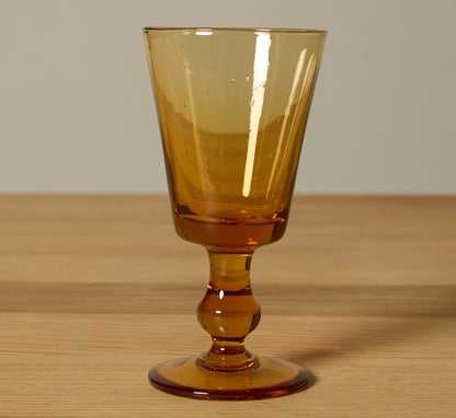 IL BUCO VITA TAPERED GOBLET IN AMBER