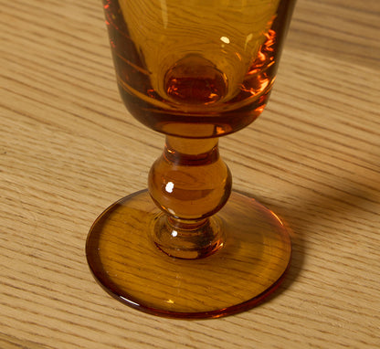 IL BUCO VITA TAPERED GOBLET IN AMBER