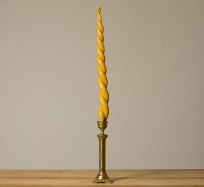 IL BUCO VITA COLOSSAL DOUBLE WICK TWISTED BEESWAX CANDLE