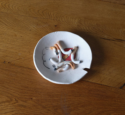 ABRA CERAMIC ASHTRAY