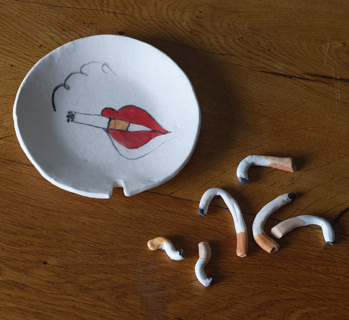 ABRA CERAMIC ASHTRAY