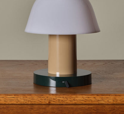 SETAGO PORTABLE LAMP JH27 IN NUDE/FOREST