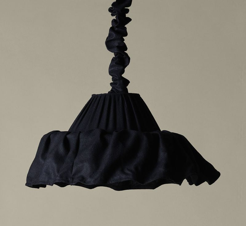 PIERCE & WARD LAMPSHADE PENDANT IN NOIR