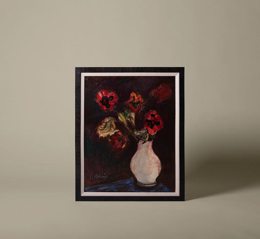 1930s DUTCH IMPRESSIONIST POPPIES