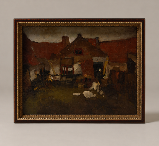 19TH CENTURY DUTCH COTTAGE SCENE