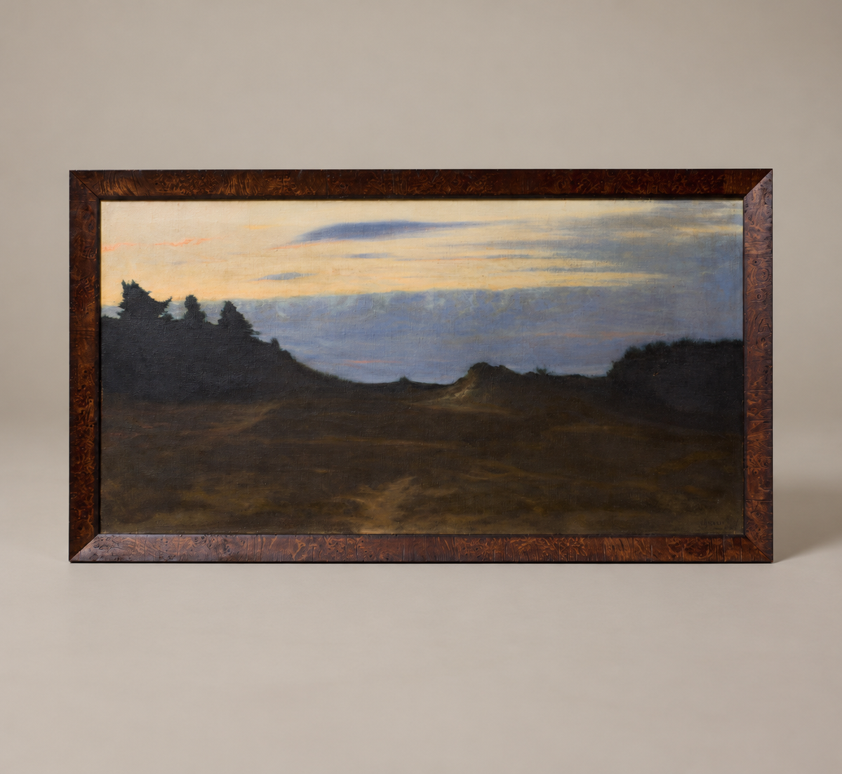 DUTCH SCHOOL TONALIST LANDSCAPE, C. 1900