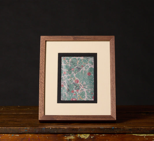 PIERCE & WARD PICTURE FRAME IN BLACK AND IVORY LINEN
