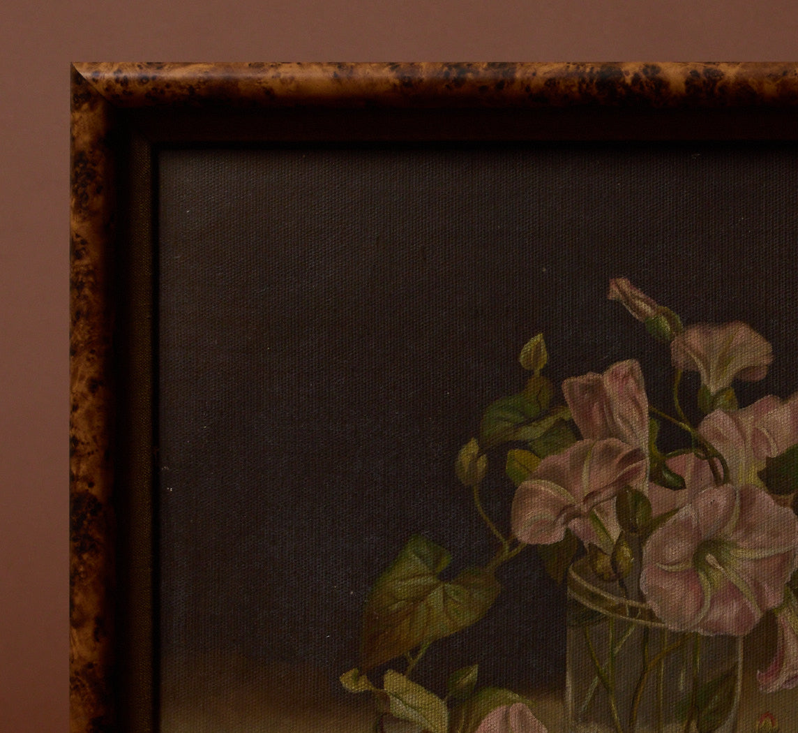 19TH CENTURY MORNING GLORY STILL LIFE