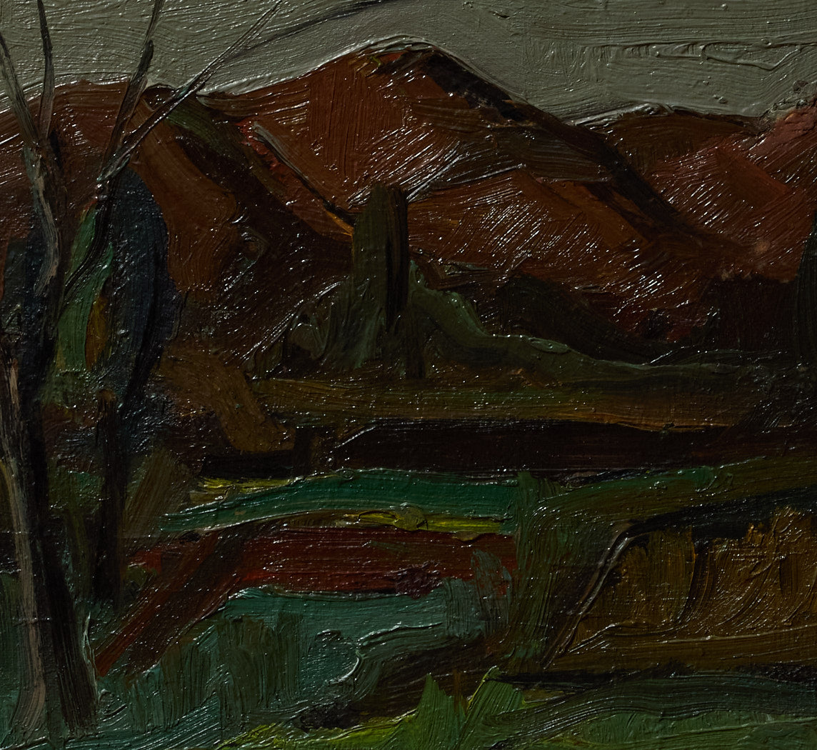1950S ITALIAN MODERNIST HILL LANDSCAPE