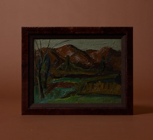 1950S ITALIAN MODERNIST HILL LANDSCAPE