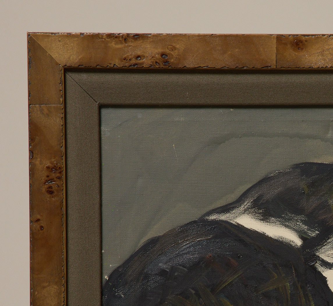 VINTAGE EXPRESSIONIST PORTRAIT OF CATNAP COMPANIONS