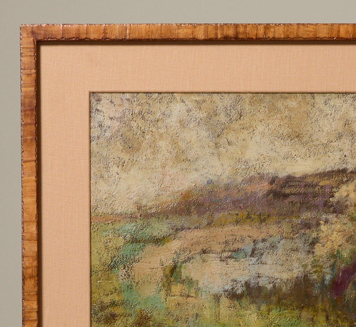 EARLY 20TH CENTURY ITALIAN IMPRESSIONIST TUSCAN LANDSCAPE