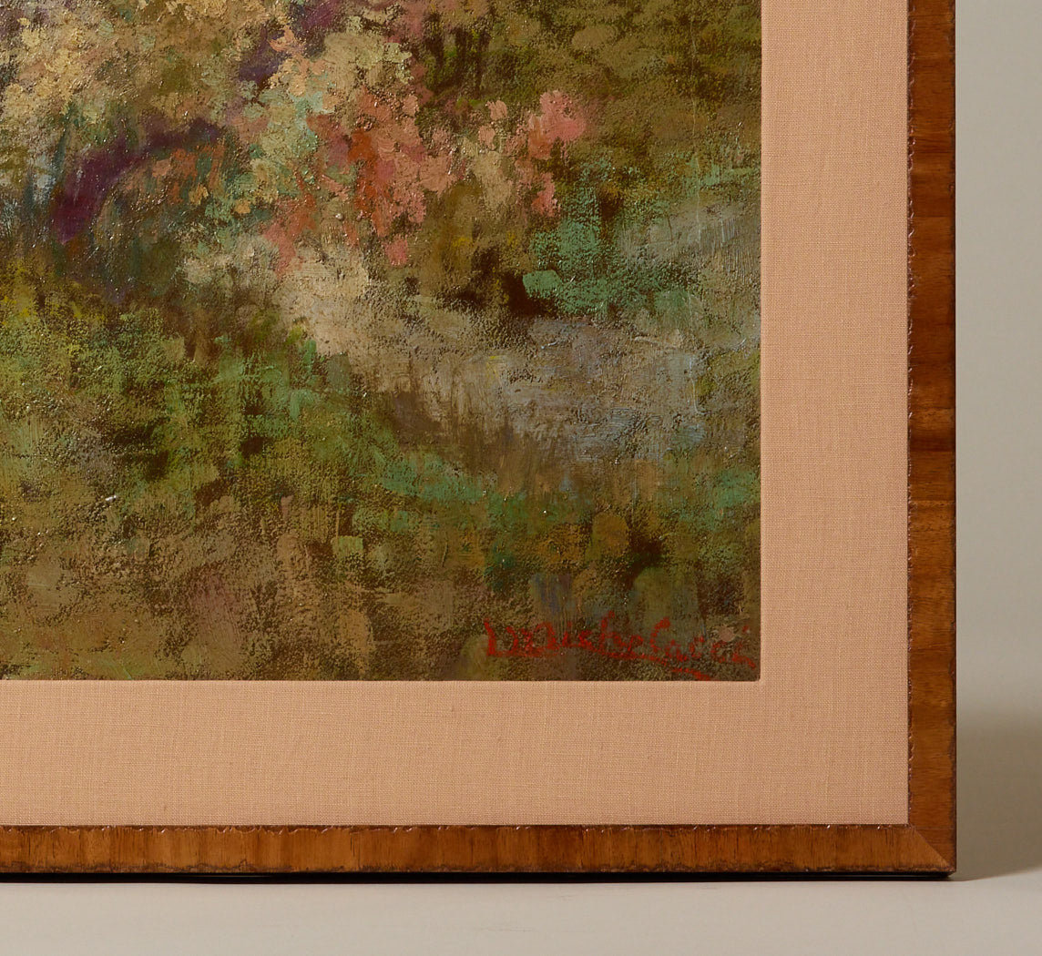 EARLY 20TH CENTURY ITALIAN IMPRESSIONIST TUSCAN LANDSCAPE