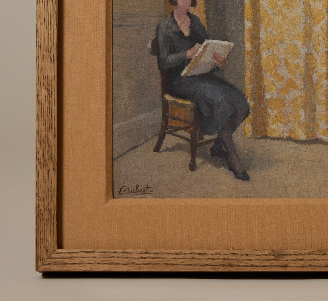 1930S FRENCH INTERIOR SCENE