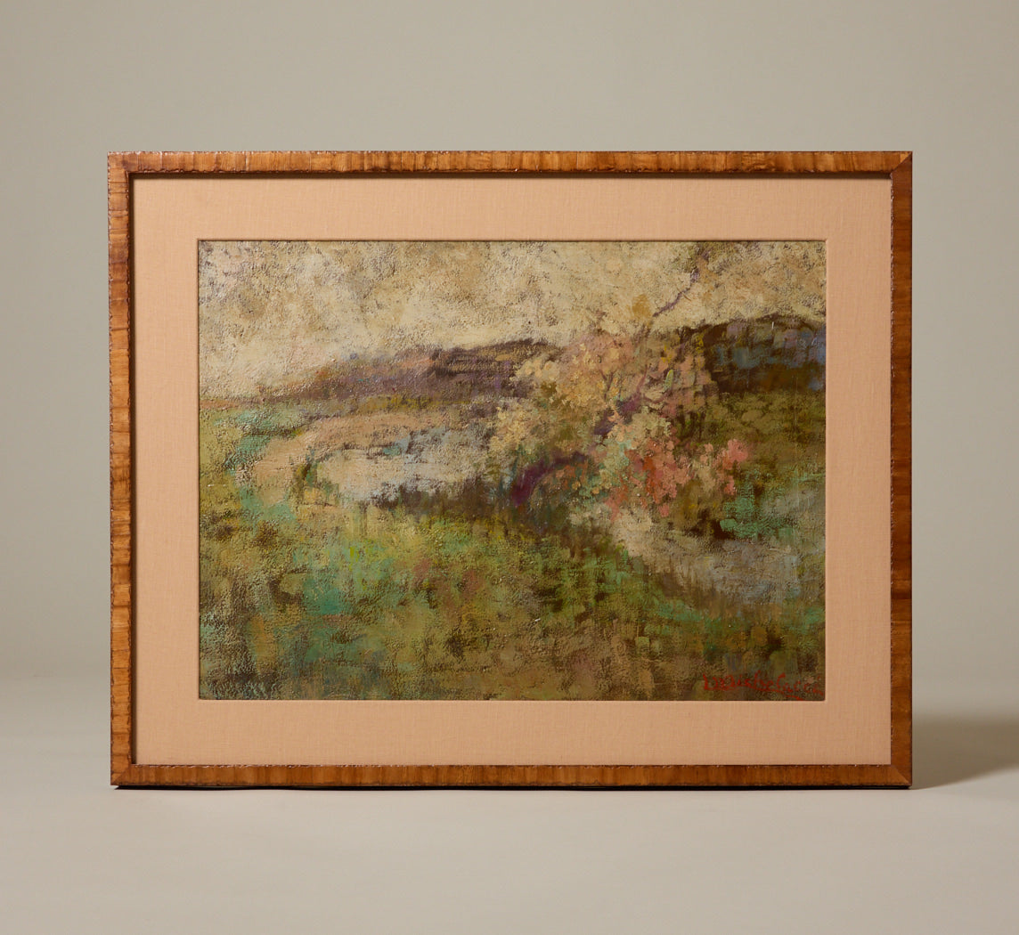 EARLY 20TH CENTURY ITALIAN IMPRESSIONIST TUSCAN LANDSCAPE