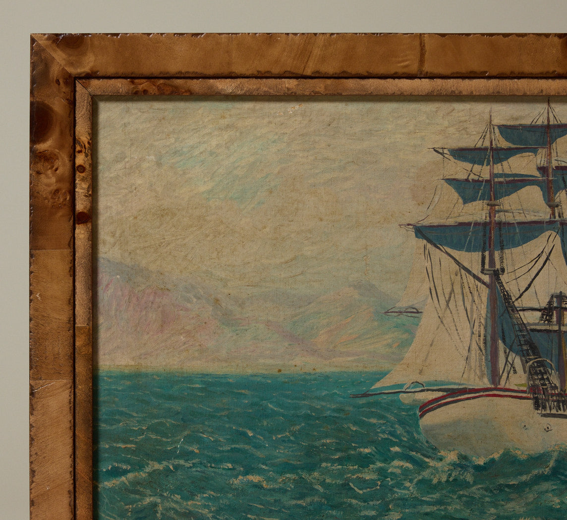 20TH CENTURY AMERICAN SCHOOL NAUTICAL SCENE