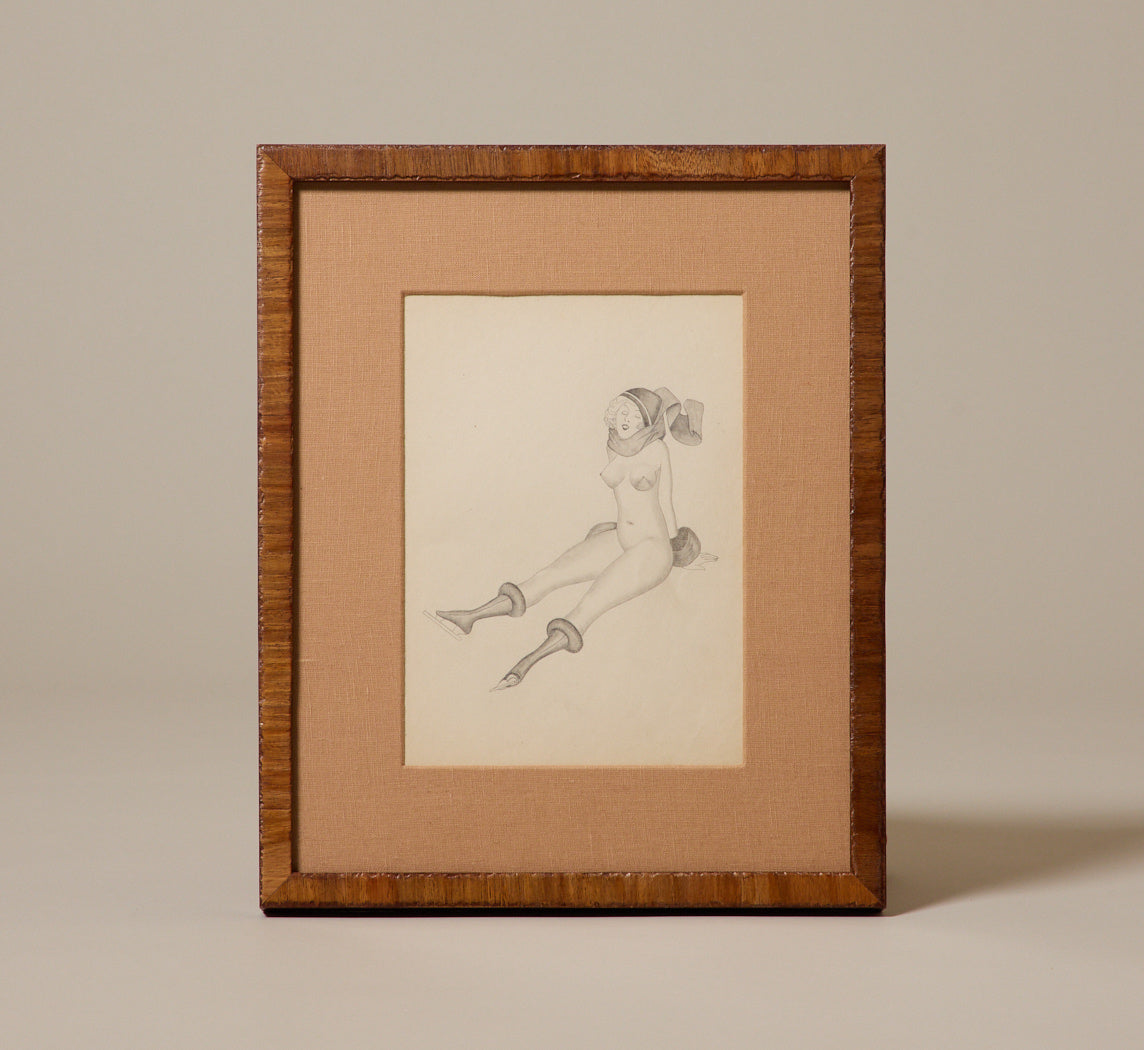 FEMALE NUDE PENCIL DRAWING II