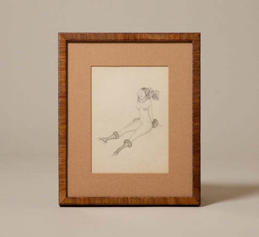 FEMALE NUDE PENCIL DRAWING II