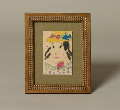 20TH CENTURY FOLK ART  PORTRAIT