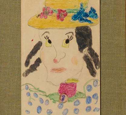 20TH CENTURY FOLK ART  PORTRAIT