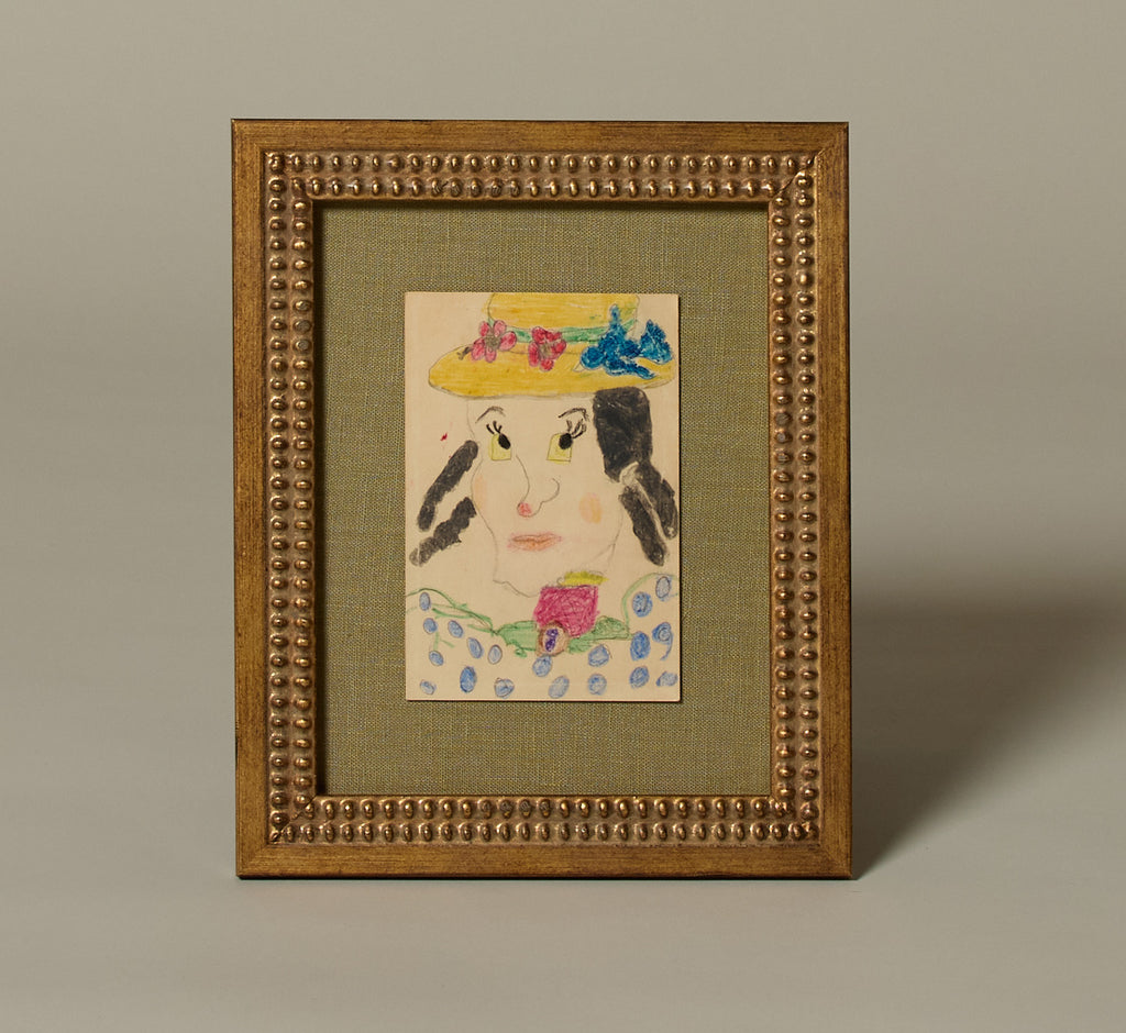 20TH CENTURY FOLK ART  PORTRAIT