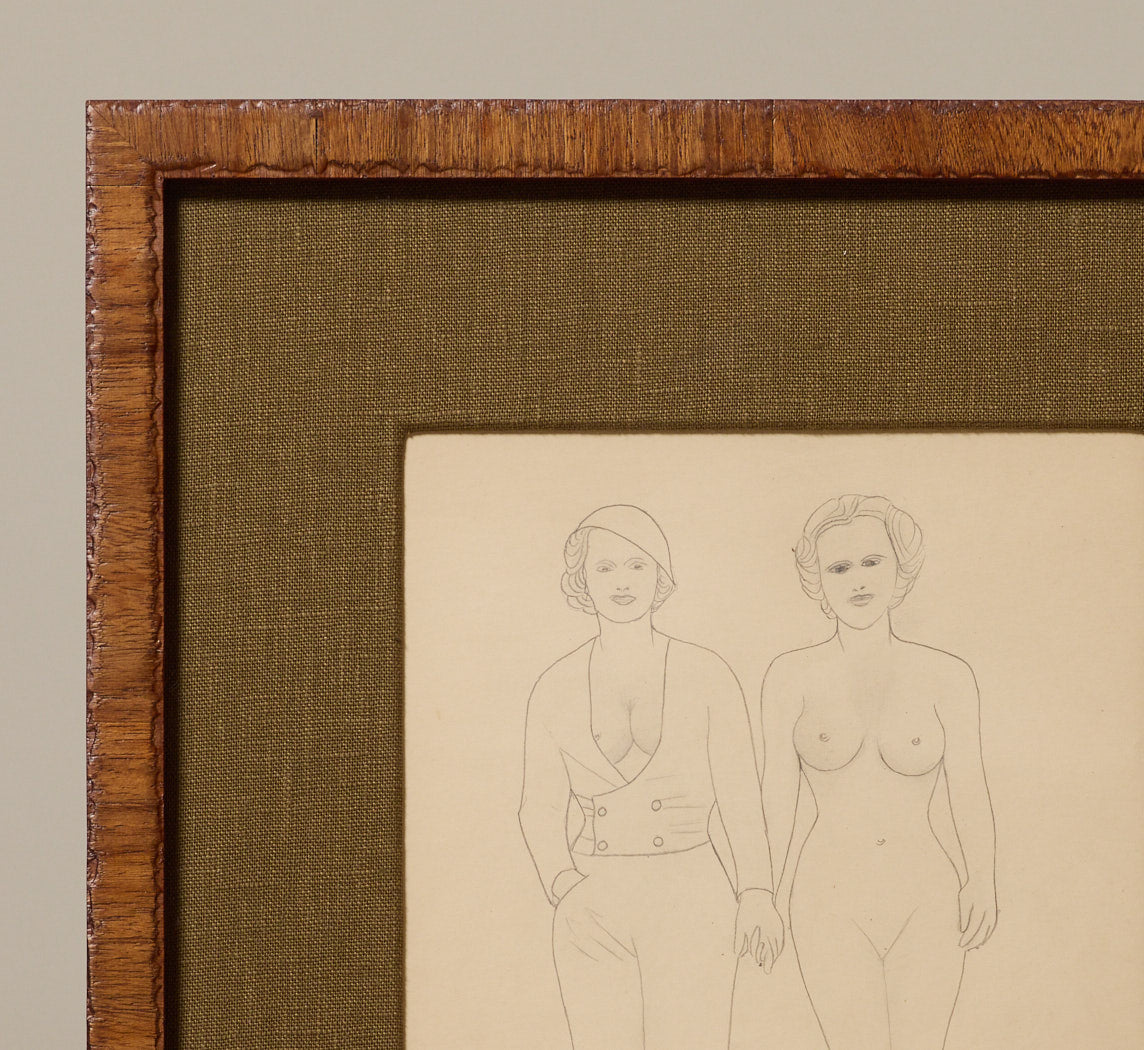 FEMALE NUDE PENCIL DRAWING IV