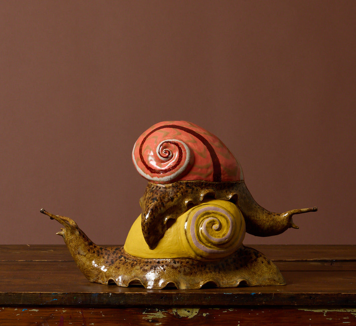 DOUBLE SNAIL VASE BY PEARCE WILLIAMS