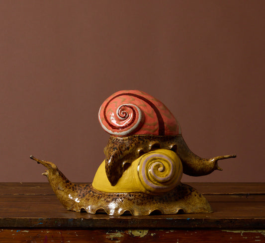 DOUBLE SNAIL VASE BY PEARCE WILLIAMS