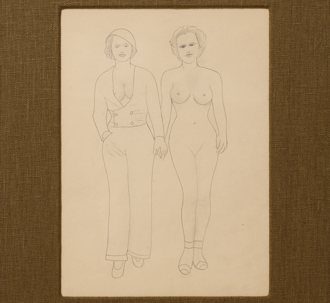 FEMALE NUDE PENCIL DRAWING IV