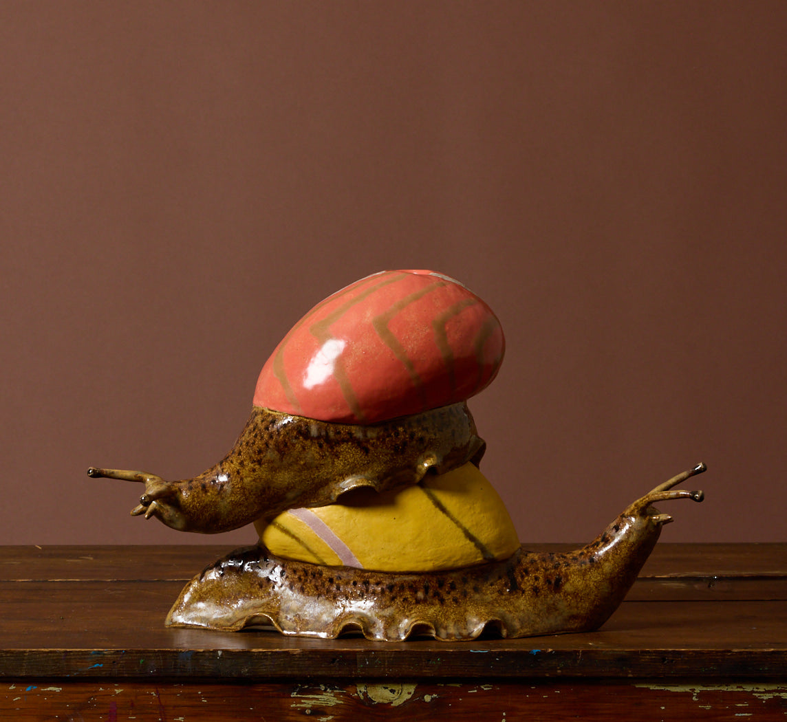 DOUBLE SNAIL VASE BY PEARCE WILLIAMS