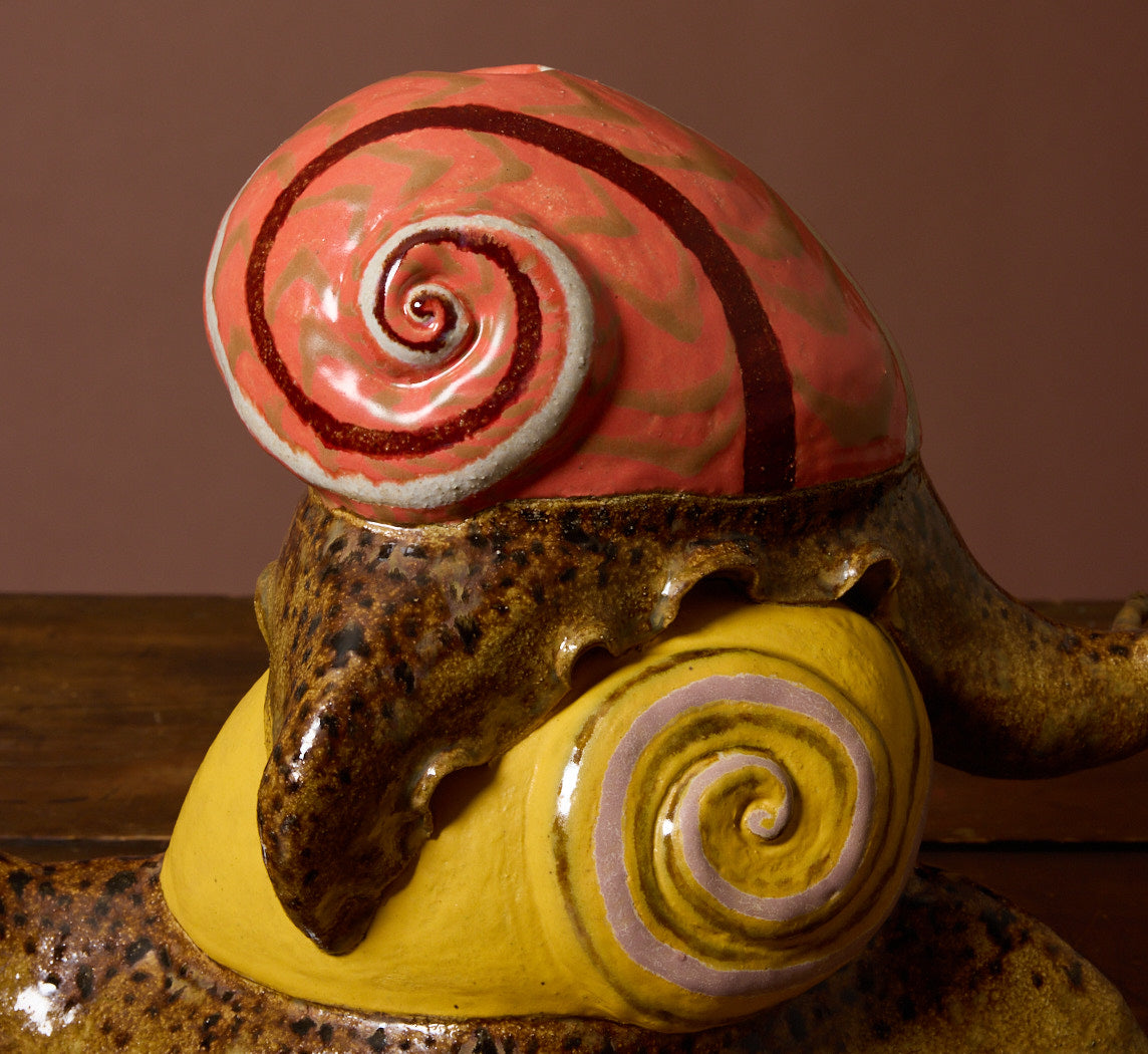 DOUBLE SNAIL VASE BY PEARCE WILLIAMS