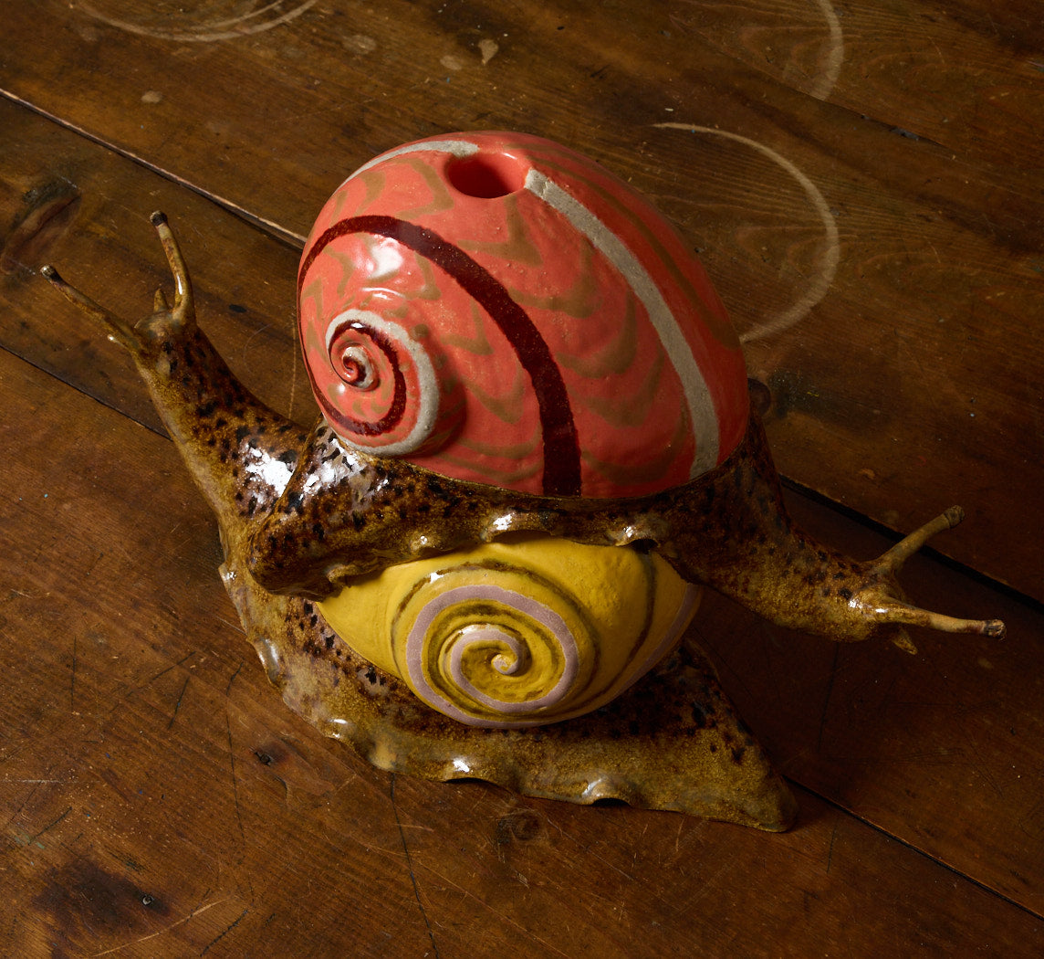 DOUBLE SNAIL VASE BY PEARCE WILLIAMS