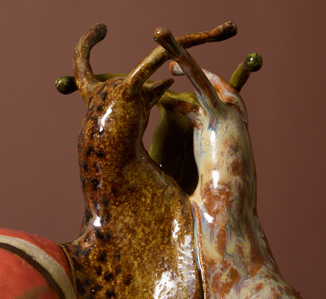 TRIPLE SNAIL VASE BY PEARCE WILLIAMS
